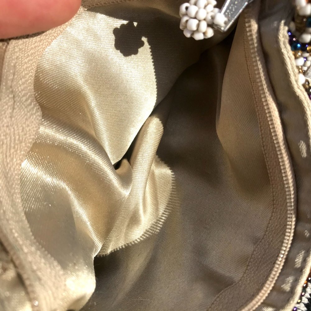 vintage seed bead purse - Picture 4 of 7
